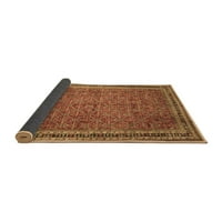 Tradicionalni unutarnji tepisi, Okrugli Perzijski smeđi, promjera 8 inča