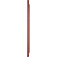Ekena Millwork 18 W 28 H TRUE FIT PVC SAN ANTONIO misijski stil Fiksni nosač, paprika crvena