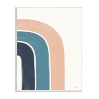 Studell Desirts pola duge minimalno tri luka oblik plave ružičaste boje, 15, dizajn Leah York