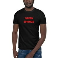 Crveno zelena opruga pamučna majica s kratkim rukavima prema nedefiniranim darovima