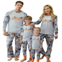 Niuer mama tata dijete casual tiskanje bundeve podudaranje obiteljske pidžame set ženski muškarci djeca dnevna