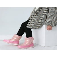 Ferndule Boys platforma tople cipele zimske udobnosti casual okrugli nožni prst srednji telad ružičasta 12c