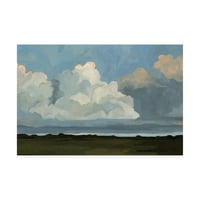 Likovna umjetnost Emme Scarvi s potpisom cloud landscape of the Mund na platnu