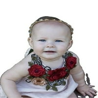 Odjeća za novorođene djevojčice Cvjetni klizači bez leđa bodi odijelo za sunčanje od 0 do 3 godine