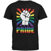 Gay Pride Pride podigao je majicu za odrasle u crnoj boji - mala