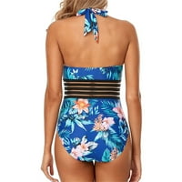 Kupaći kostim Ženski Bikini, jedan kupaći kostim, kupaći kostim s cvjetnim printom, push-up, Ženska odjeća za