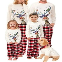 Odgovarajući Božićni pidžama Setovi za cijelu obitelj, pamučna božićna pidžama za parove, Dječji Božićni pidžama