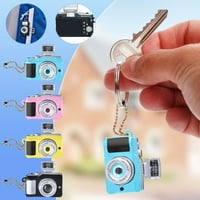 Mini kamera s LED Light Ka-ca okidač zvuka privjesak za ključeve ključeva Kreativni poklon za djecu Bluetooth