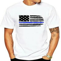_ / Muška modna majica za Dan neovisnosti ležerni radni ljetni topovi Sportska bluza s printom američke zastave