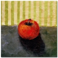 Zaštitni znak mumbo jumbo Mrtva priroda s crvenom jabukom ulje na platnu Michelle Calkins