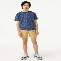 Labava majica s valovitim printom za dječake, veličine 4-18