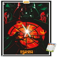 Zidni poster Ratovi zvijezda: Povratak Jedija-dvoboj, 22.375 34