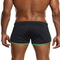Muške mrežaste atletske kratke hlače za trčanje maratonske prozračne bočne prugaste bokserice Ležerne kratke Ležerne