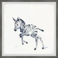 Uokvirena zidna umjetnost Marmont Hill running zebra, 32.00 1.50