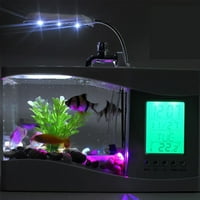 Solacol LED mala stolna svjetiljka koja integrira spremnik za ribu, stolna svjetiljka, vječni kalendar, držač