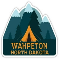 Hankinson Sjeverna Dakota suvenir vinilna naljepnica naljepnica za kampiranje dizajn šatora