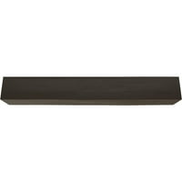 Ekena Millwork 4 W 4 h 8'l 3-strana grubi cedar endurathane fau Strop za drveni strop, prirodni pepeo