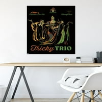 Zidni plakat Disnejev zlikovci-lukavi trio, 22.375 34