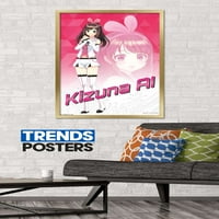 Kizuna ai-Sretan plakat na zidu, 22.375 34