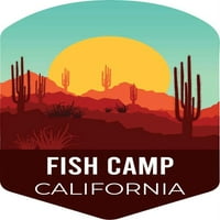 i r uvoz ribljeg kampa kalifornijski suvenir vinil naljepnica naljepnica kaktus pustinjski dizajn