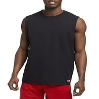 Muška pamučna majica bez rukava za trening mišića u rasponu od 9 do 3 inča