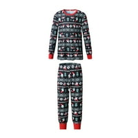 Identične obiteljske pidžame, božićne pidžame, obiteljski Božićni pidžama Set, Božićni pidžama Set
