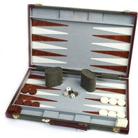 Kolekcija klasičnih igara, 18-inčni set za backgammon, ataše slučaj u stilu guštera