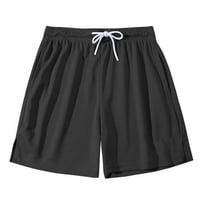 Muške atletske kratke hlače za brzo sušenje kratke hlače za trening košarkaške kratke hlače za trčanje Crna