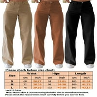 ; / Ženske traper hlače s patentnim zatvaračem, Ležerne hlače, modne obične traperice, hlače visokog struka, tajice