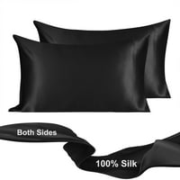 Jedinstveni prijedlozi prirodne svilene jastučnice crni standard