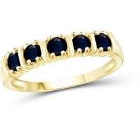 Jewelersclub Sapphire Ring Birthstone Nakit - 0. Carat Sapphire 14K Zlatni nakit od srebrnog prstena - prstenovi