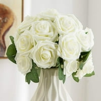 Veselje.us umjetno cvijeće svilena ruža paket lažne biljke svadbene mostove buket unutarnji vanjski dom kuhinja