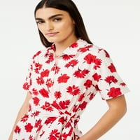 Besplatna montaža haljina za žensku košulju s kratkim rukavima