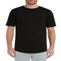 Studio muški i veliki muški dugački kamo i solidne majice, 2-pack, veličine xs-5xl, majice za muške majice