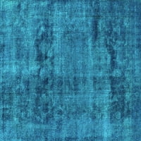 Tvrtka Alibudes strojno pere pravokutne perzijske tirkizno plave boemske unutarnje prostirke, 6 '9'