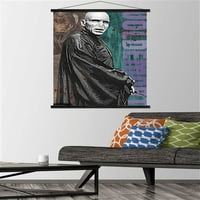 Čarobni svijet: Garrie Potter-Voldemort s čarobnim štapićem magnetski uokvireni zidni poster, 22.375 34