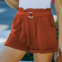 Ausyst Short For Women Summer Plus moda modne žene znoj kratke hlače Summer Leasual labave džepne džepove visoki