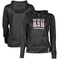 Ženski crni istočni Stroudsburg Warriors navijački pulover hoodie