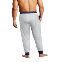Muške pidžame za odrasle s vertikalnim logotipom na rebrastim manšetama, veličine od 2 inča