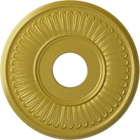 Ekena Millwork 3 4OD 7 8ID 3 4P Stropni medaljon Berkshire, ručno oslikana punog zlata