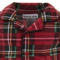 Komar Kids Boys 'Plaid Flanel s 2 komada pidžama