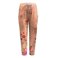 Ljetne ženske Ležerne hlače širokih nogavica visokog struka poslovne Ležerne hlače za posao labave lepršave Palazzo
