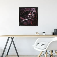 Ratovi zvijezda: zidni poster s portretom Obi-Van Kenobi-Darth Vader, uokviren 14.725 22.375