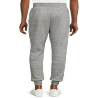 Hollywood muški fau sherpa obložen runom jogger trenerkama, S-XL