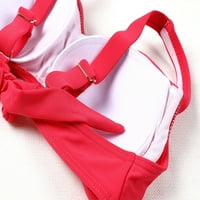 Bikini Set za žene, Bandeau kupaći kostim s izrezom u obliku slova A, jednodijelni kupaći kostim