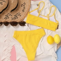 Gornji dio bikinija s naramenicama dvodijelni jednodijelni kupaći kostim spajanje remena za kupaći kostim ženski