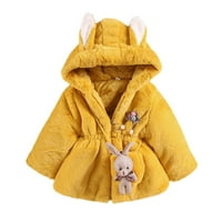 Dječja jesenska jakna za djevojčice zimska dječja dukserica dugih rukava s likovima iz crtića kaput s patentnim