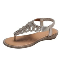Sanbonepd papuče Ljetne ženske flip-flops otvoreni nožni prst casual plaže cipele sandale sandale