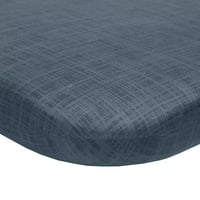 Vanjski dekor Urban Chic jednobojni jastuk za ležaljku s teksturiranim printom u tamnoplavoj boji