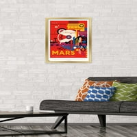 - Zidni poster za putovanja Marsom, uokviren 14.725 22.375
